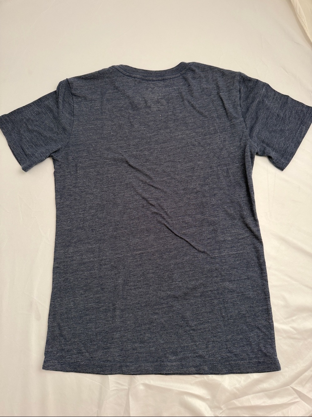 Lucky Brand heather blue soft crew neck short sleeve logo t-shirt - Picture 5 of 5
